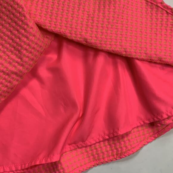 Hot Pink Heart Flare Style Skater Mini Skirt W-380 Size Medium - Picture 6 of 8